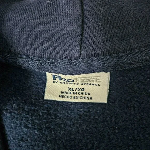 University Of Michigan Wolverines NCAA Navy Blue Hoodie By Pro Edge Jr XL / W M - Picture 3 of 16